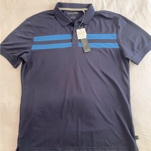 Calvin Klein golf shirt.